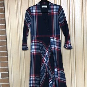 Isabella Sinclair plaid maxi dress